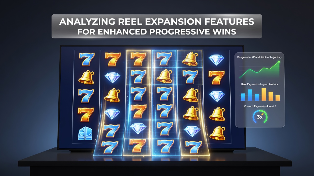 Side-by-side comparison of standard versus expanded reel configurations in progressive video slots