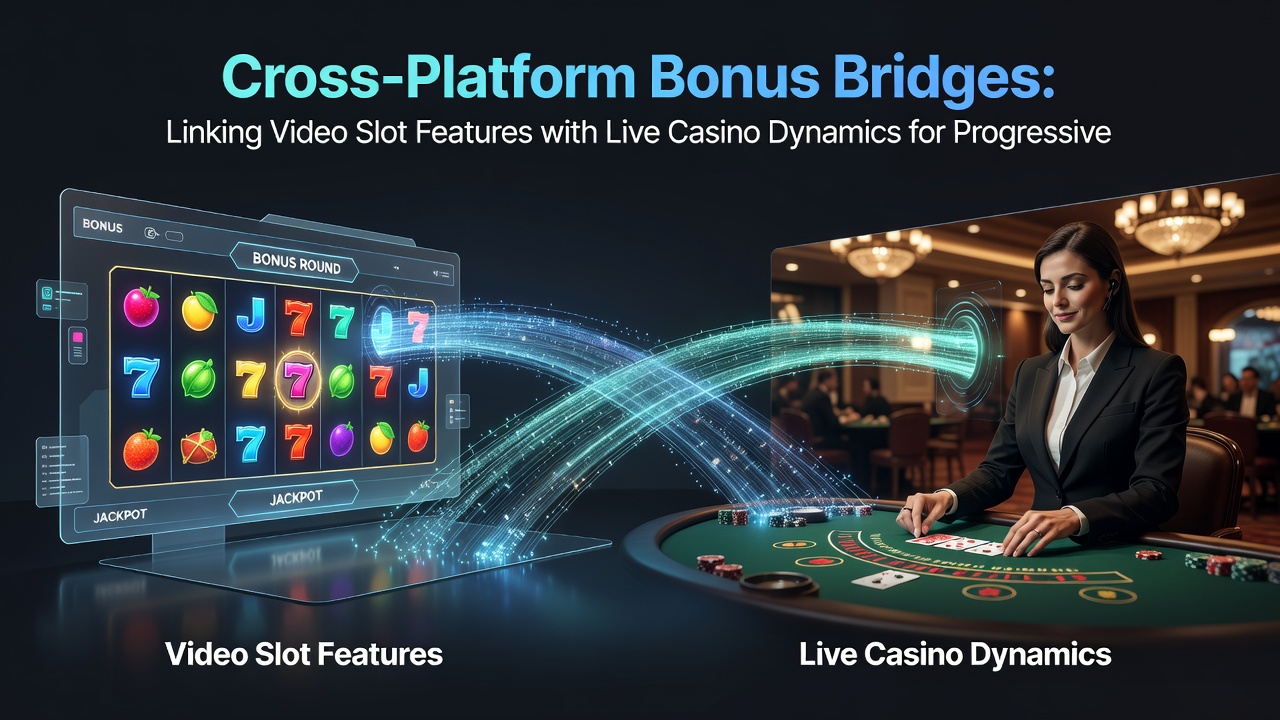 Close-up of mobile screen showing live dealer table linked to slot bonus meter