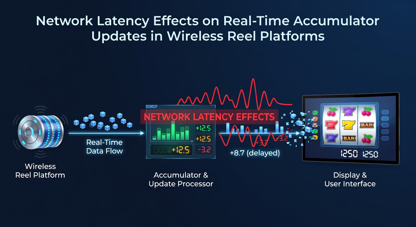 Diagram illustrating latency effects on accumulator data synchronization