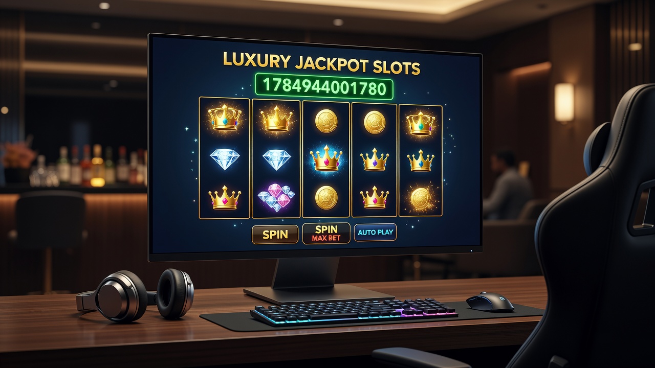 Close-up of a slot game interface highlighting bonus features and mobile compatibility