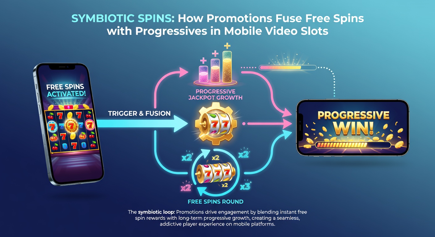 Close-up of a progressive jackpot meter exploding during a free spins bonus on a mobile device, with coins raining and symbols aligning
