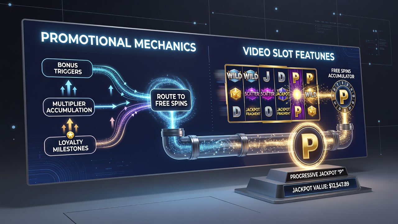 Close-up of progressive jackpot threshold meter filling during free spins on a portable slot game