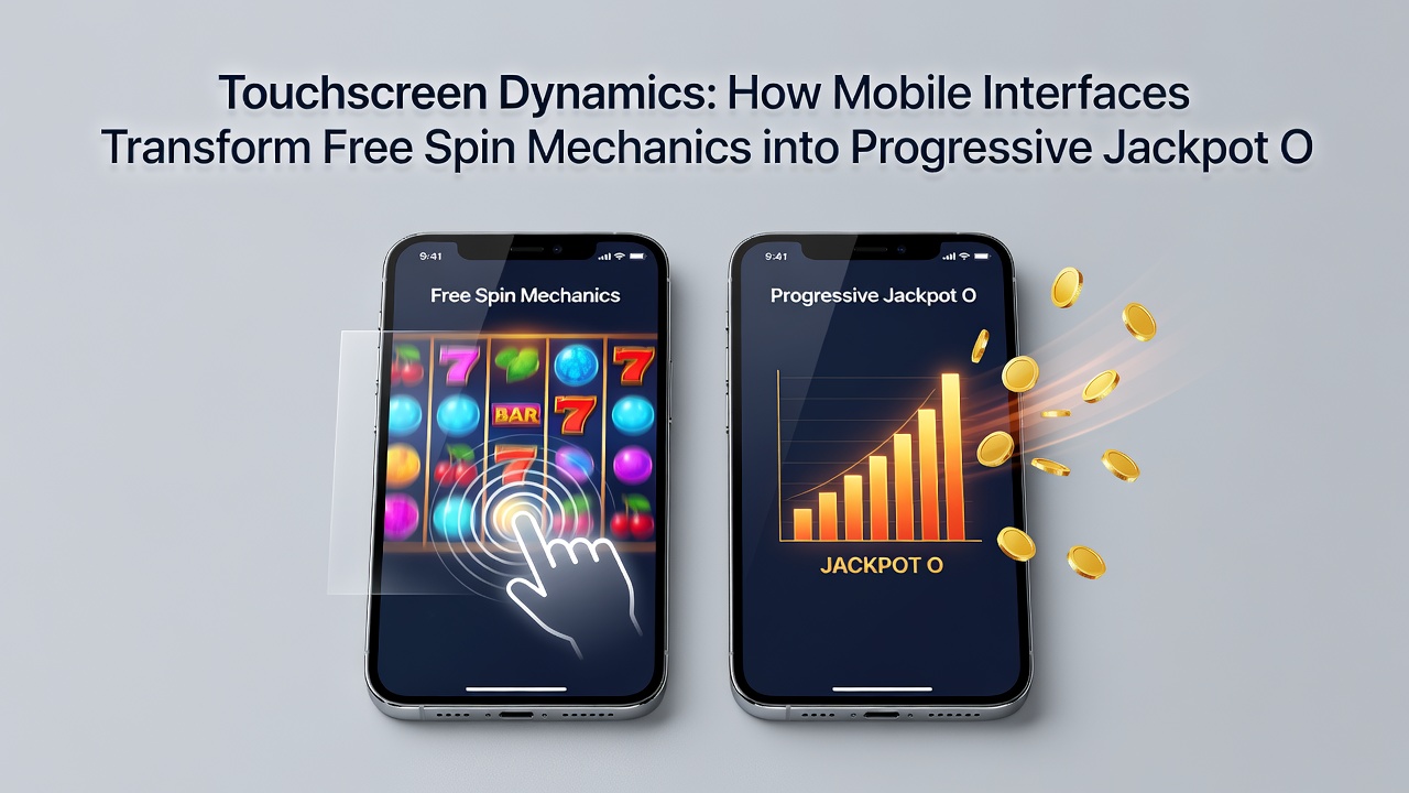 Close-up of fingers interacting with progressive jackpot meter on a mobile slot game screen